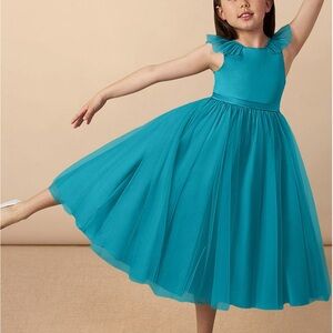 Azazie flower girl bow dress